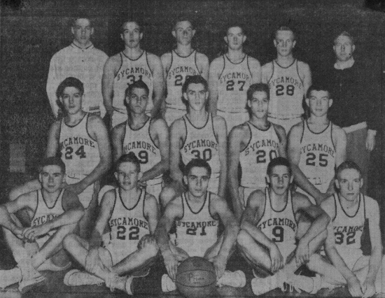 Sycamore's Frosh-Soph team for 1953-54